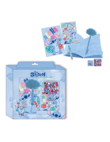 STITCH Stationery Set 6pcs with Journal and Accessories CER2700001761 Cerdà | Futurartshop.com