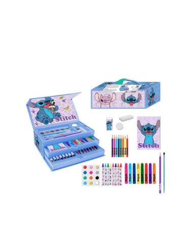Disney STITCH Colouring & Stationery Case – Creative Kit CER2700001767 Cerdà | Futurartshop.com