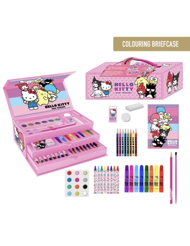 Valigetta 3 Scomparti HELLO KITTY – Set 50 Pezzi Colori CER2700001770 Cerdà | Futurartshop.com