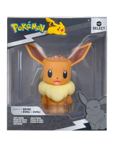 Figura Pokémon SELECT Eevee 12 cm – Vinile da Collezione RETPK082300 Jazwares | Futurartshop.com