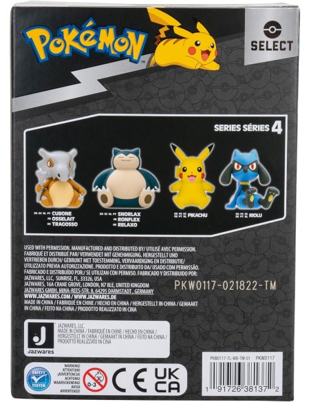 Pokémon SELECT Vinyl Figure Snorlax 12cm – Collectible RETPK082900 Jazwares | Futurartshop.com