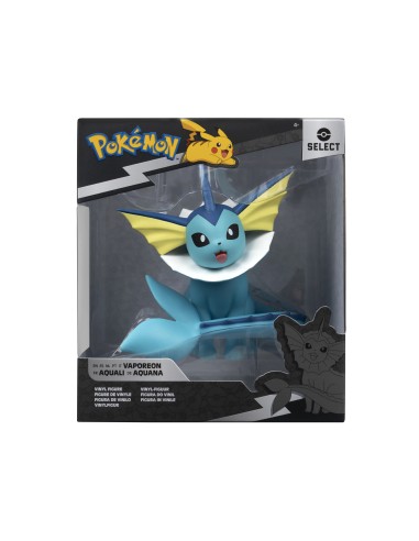 Pokémon SELECT Vinyl Figure Vaporeon 12cm – Collectible RETPK082400 Jazwares | Futurartshop.com