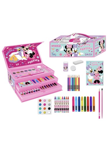Valigetta 3 Scomparti MINNIE – Set 50 Pezzi Colori CER2700001769 Cerdà | Futurartshop.com