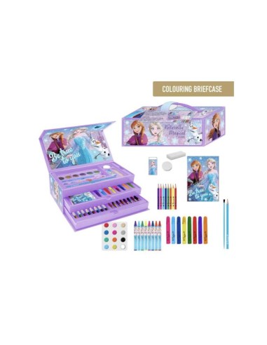 Valigetta 3 Scomparti FROZEN – Set 50 Colori Disney CER2700001768 Cerdà | Futurartshop.com