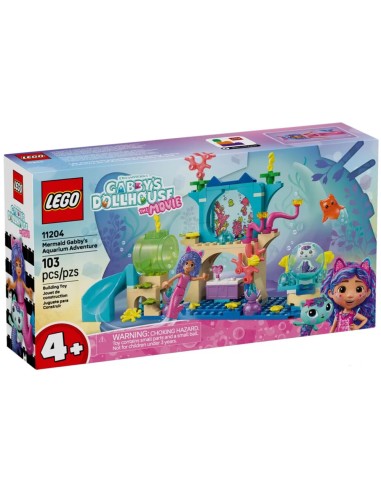 LEGO Gabby’s Dollhouse 11204 – Mermaid Aquarium Adventure LEG6526214 Lego | Futurartshop.com