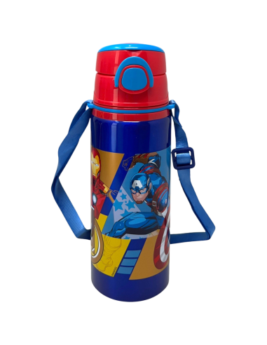 AVENGERS Aluminum Pop-Up Bottle 730ml – With Strap Marvel EOL80158 Stor | Futurartshop.com
