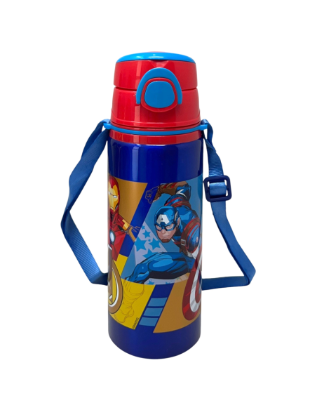 Borraccia Pop-Up in Alluminio 730 ml AVENGERS – Con Tracolla Marvel EOL80158 Stor | Futurartshop.com