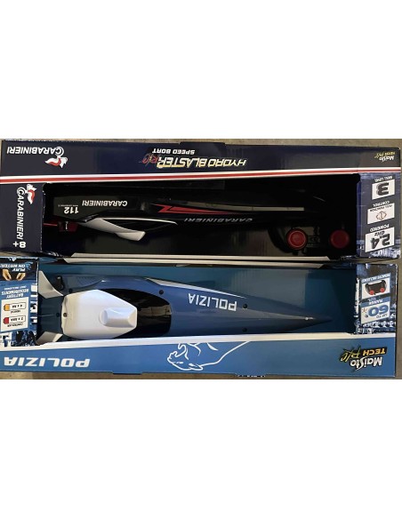Hydro Blaster RC Boat – Police & Carabinieri Edition BUR6701 Burago | Futurartshop.com