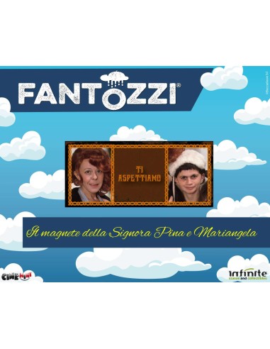 FANTOZZI – Magnete “Ti Aspettiamo!” Ufficiale da Collezione COS102895 infinite statue | Futurartshop.com