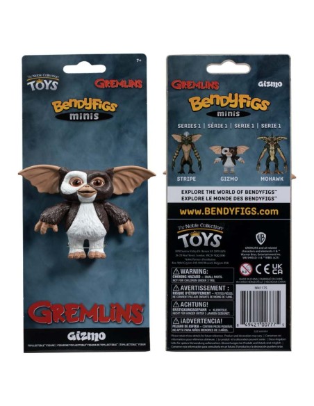 Mini BendyFigs GIZMO – Gremlins by Noble Collection COSNN1175 The Noble Collection | Futurartshop.com