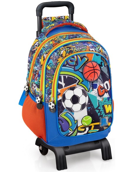 JULIAN ROSS Detachable Trolley Backpack Sport – School & Travel 4M43896-1 Julian Ross | Futurartshop.com