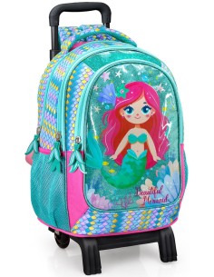 JULIAN ROSS Detachable Mermaid Trolley Backpack – School & Travel 4M43884-1 Julian Ross | Futurartshop.com