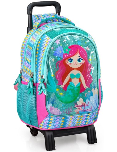 JULIAN ROSS Detachable Mermaid Trolley Backpack – School & Travel 4M43884-1 Julian Ross | Futurartshop.com