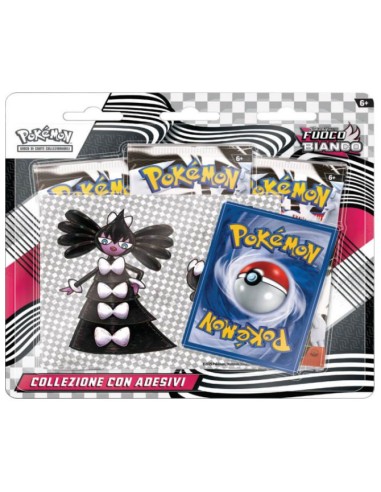 POKÉMON White Fire – 3 Booster Packs + Sticker – Italian Edition GAMPK10116 The Pokémon Company | Futurartshop.com