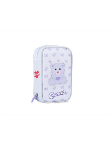 Astuccio 1 Zip COCCOLOTTI Lilla – Completo per la Scuola LAGCLT00022-2 Colourbook | Futurartshop.com