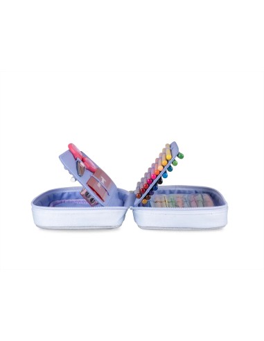 COCCOLOTTI 1-Zip Pencil Case Lilac – Complete School Set LAGCLT00022-2 Colourbook | Futurartshop.com