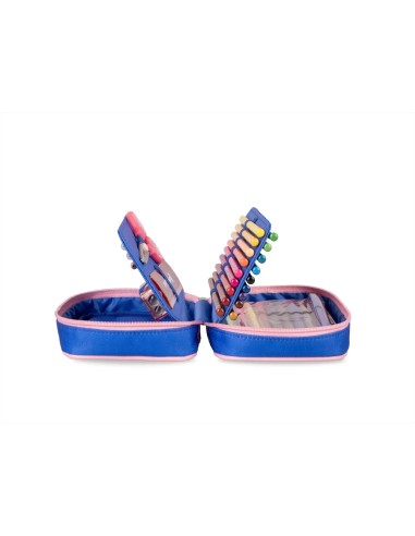 COCCOLOTTI 1-Zip Pencil Case – Blue ‘Love’ School Edition LAGCLT00022-3 Colourbook | Futurartshop.com