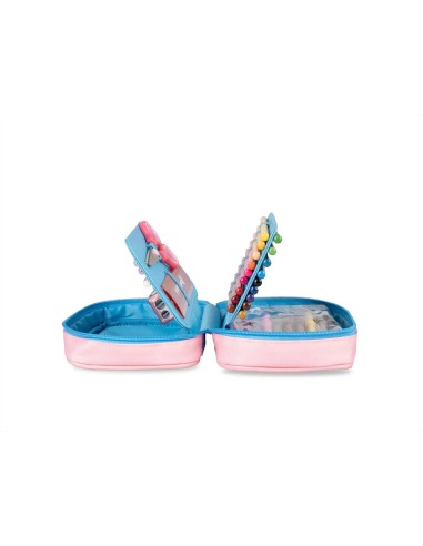 Astuccio 1 Zip Coccolotti – Portapenne Love Rosa da Scuola LAGCLT00022-4 Colourbook | Futurartshop.com