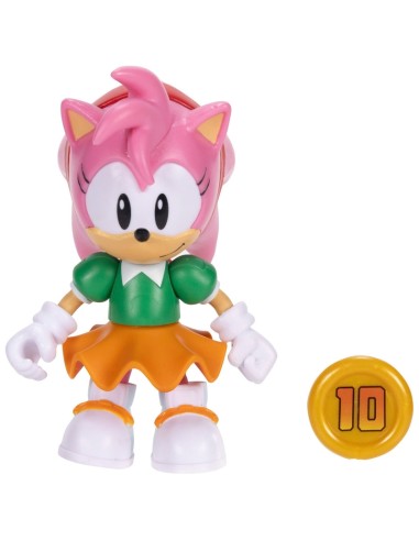 Amy 10 cm Figure – Gold Ring Accessory (Sonic Series) JAK42979-2 Jakks Pacific | Futurartshop.com