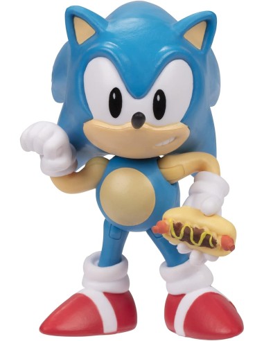 Sonic 6 cm con Hot Dog – Mini Personaggio Articolato JAK42252-1 Jakks Pacific | Futurartshop.com