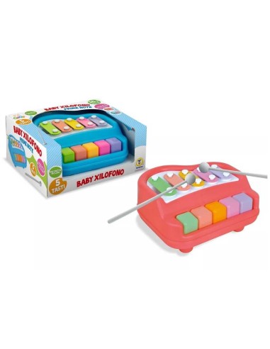 GOGO Xilofono Bambini 5 Tasti – 2 Colori Assortiti TEO80056 Teorema | Futurartshop.com