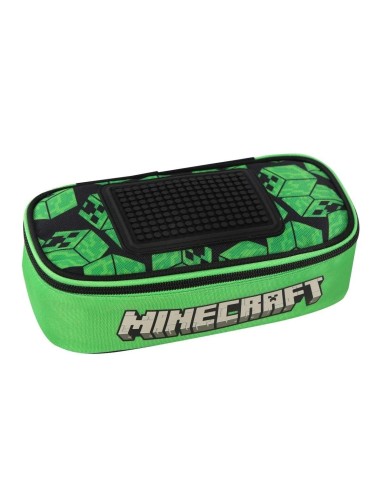 Bustina Ovalare Minecraft Pixel – Astuccio & Accessorio Scuola PAN74366 Panini | Futurartshop.com