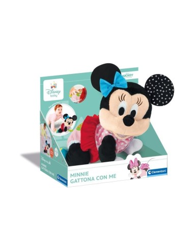 Disney Baby Minnie Gattona Con Me – Peluche Interattivo CLE17992 Clementoni | Futurartshop.com