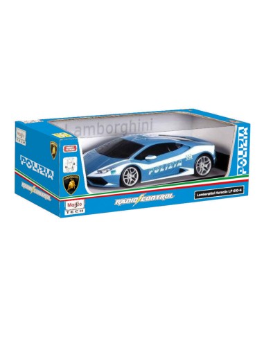 Lamborghini Huracán Police RC Car 1:14 Scale BUR81271 Burago | Futurartshop.com