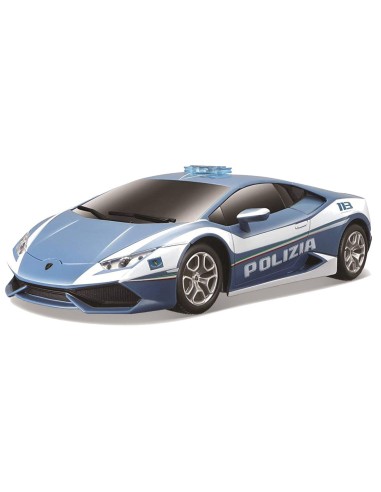 Lamborghini Huracán Police RC Car 1:14 Scale BUR81271 Burago | Futurartshop.com