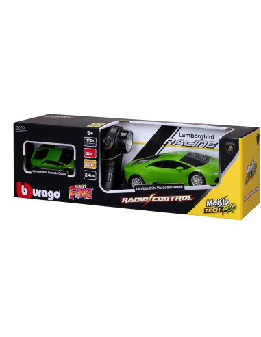 Set Lamborghini Huracán: RC 1:24 + Die-Cast 1:43 BUR81598 Burago | Futurartshop.com