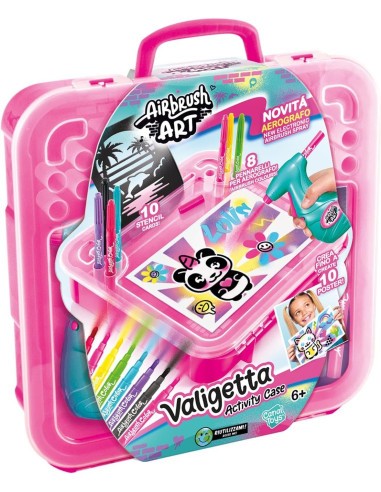 Kit Aerografo Airbrush in Valigetta per Pittura ROC20983408 Rocco Giocattoli | Futurartshop.com