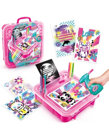 Airbrush Kit with Case for Painting ROC20983408 Rocco Giocattoli | Futurartshop.com