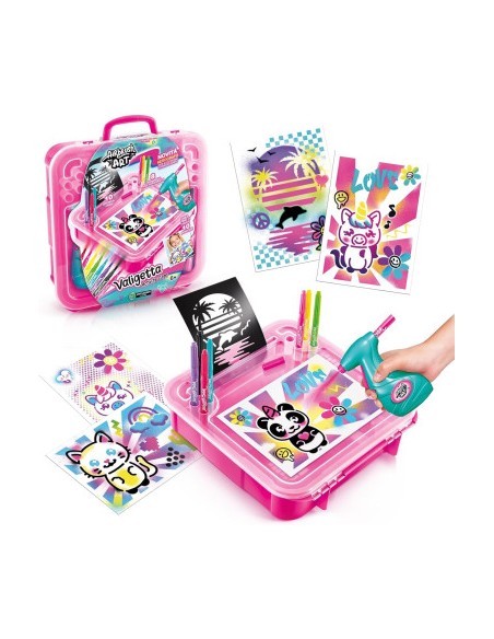Kit Aerografo Airbrush in Valigetta per Pittura ROC20983408 Rocco Giocattoli | Futurartshop.com