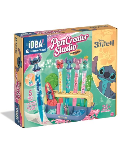 Stitch Pen Making Kit – Creative Stationery Set for Kids CLE18204 Clementoni | Futurartshop.com