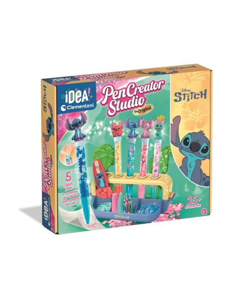 Stitch Pen Making Kit – Creative Stationery Set for Kids CLE18204 Clementoni | Futurartshop.com