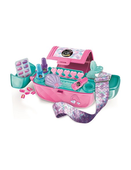Crazy Chic On the Go – Portable Nail Art Case for Girls CLE18206 Clementoni | Futurartshop.com