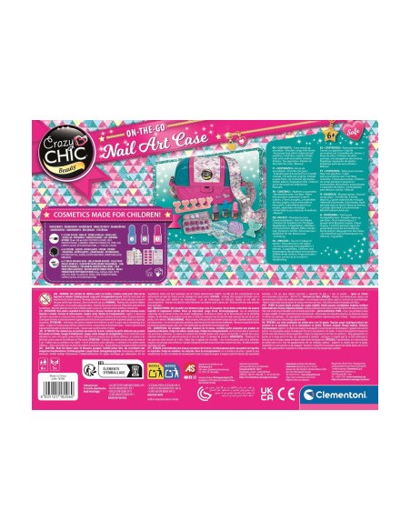 Crazy Chic On the Go – Valigetta Nail Art per Bambina CLE18206 Clementoni | Futurartshop.com