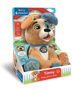 Timmy Interactive Plush – Talks, Plays and Sings for Kids ITA CLE17583 Clementoni | Futurartshop.com