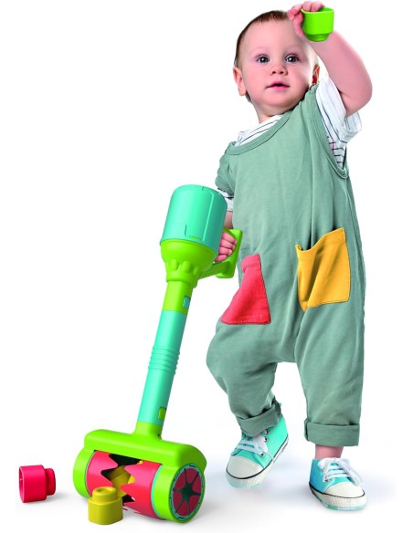 Aspirapolvere Sensoriale a Rullo – Gioco di Imitazione Bimbi CLE17975 Clementoni | Futurartshop.com