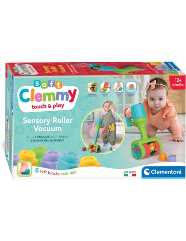 Sensory Roller Vacuum – Pretend Play Toy for Kids CLE17975 Clementoni | Futurartshop.com