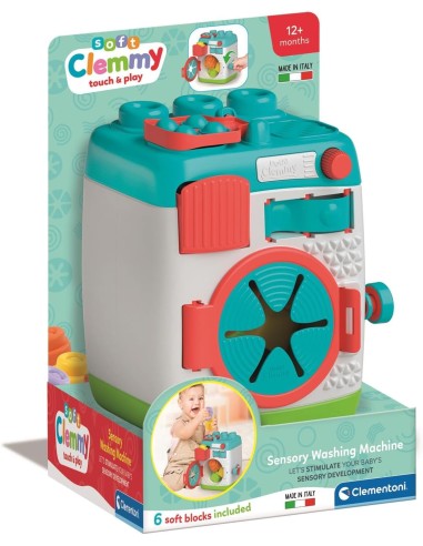 Sensory Washing Machine – Pretend Play Toy for Kids CLE17582 Clementoni | Futurartshop.com
