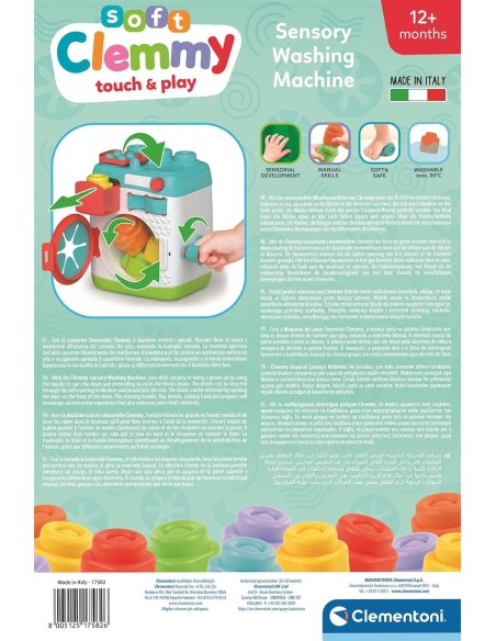 Sensory Washing Machine – Pretend Play Toy for Kids CLE17582 Clementoni | Futurartshop.com