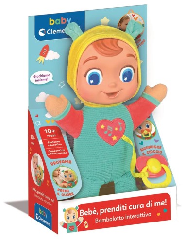 Baby Take Care of Me – Interactive Doll with Accessories CLE17596 Clementoni | Futurartshop.com