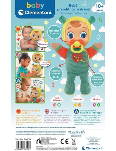 Baby Take Care of Me – Interactive Doll with Accessories CLE17596 Clementoni | Futurartshop.com