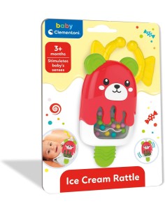 Ice Cream Rattle – Baby Toy for Early Childhood CLE17503 Clementoni | Futurartshop.com