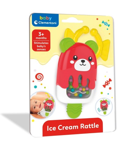 Sonaglio Gelato – Giocattolo Prima Infanzia per Neonati CLE17503 Clementoni | Futurartshop.com