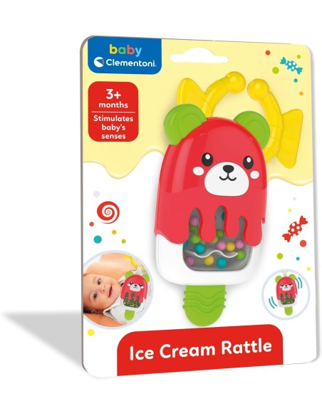 Sonaglio Gelato – Giocattolo Prima Infanzia per Neonati CLE17503 Clementoni | Futurartshop.com