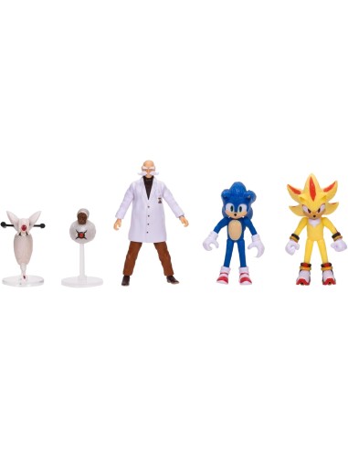 Sonic The Hedgehog 3 Movie – Set 5 Mini Figure 6,5 cm JAK425814 Jakks Pacific | Futurartshop.com