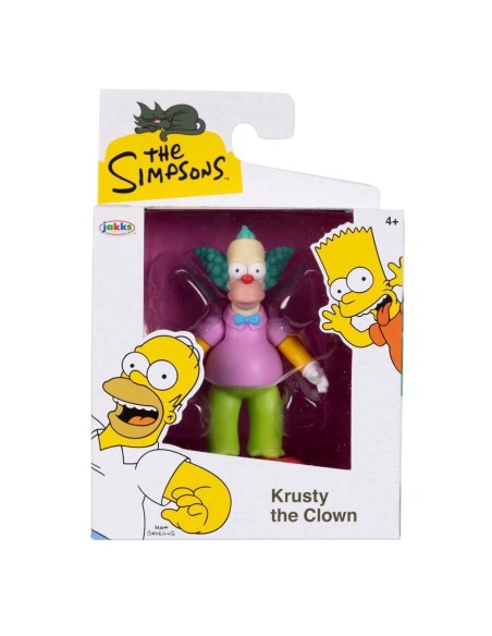 The Simpsons Krusty the Clown – 6,5 cm Collectible Action Figure JAK17534I Jakks Pacific | Futurartshop.com