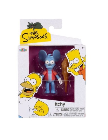 The Simpsons Itchy – Action Figure da Collezione Personaggio 6,5 cm JAK17535I Jakks Pacific | Futurartshop.com